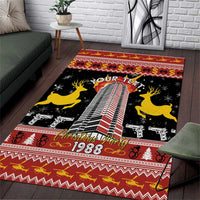 Personalized Nakatomi Plaza Area Rug Christmas Party 1988 - Wonder Print Shop