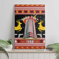 Personalized Nakatomi Plaza Canvas Wall Art Christmas Party 1988 - Wonder Print Shop