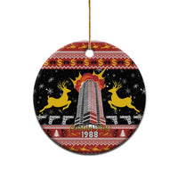 Nakatomi Plaza Ceramic Ornament Christmas Party 1988 - Wonder Print Shop