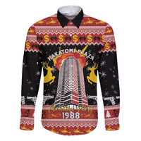 Personalized Nakatomi Plaza Family Matching Puletasi and Hawaiian Shirt Christmas Party 1988 - Wonder Print Shop