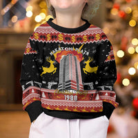 Personalised Nakatomi Plaza Kid Ugly Christmas Sweater Christmas Party 1988 - Wonder Print Shop
