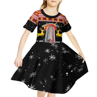 Personalized Nakatomi Plaza Kid Short Sleeve Dress Christmas Party 1988 - Wonder Print Shop