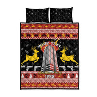 Personalized Nakatomi Plaza Quilt Bed Set Christmas Party 1988 - Wonder Print Shop