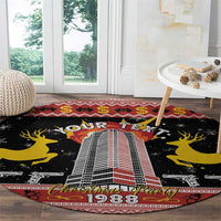 Personalized Nakatomi Plaza Round Carpet Christmas Party 1988