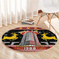 Personalized Nakatomi Plaza Round Carpet Christmas Party 1988