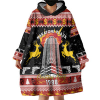 Personalized Nakatomi Plaza Wearable Blanket Hoodie Christmas Party 1988 - Wonder Print Shop