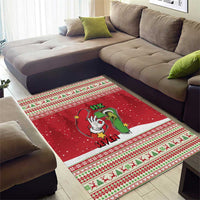 Funny Six Seven Meme Christmas Area Rug Merry 67 Mas - Wonder Print Shop