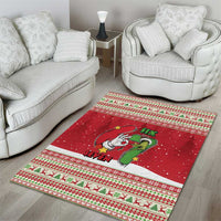 Funny Six Seven Meme Christmas Area Rug Merry 67 Mas - Wonder Print Shop