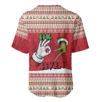 Funny Six Seven Meme Christmas Baseball Jersey Merry 67 Mas - Wonder Print Shop