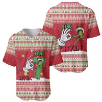 Funny Six Seven Meme Christmas Baseball Jersey Merry 67 Mas - Wonder Print Shop