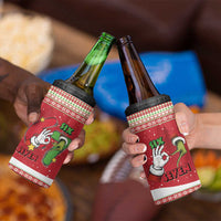 Funny Six Seven Meme Christmas 4 in 1 Can Cooler Tumbler Merry 67 Mas - Wonder Print Shop