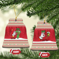 Funny Six Seven Meme Christmas Ceramic Ornament Merry 67 Mas - Wonder Print Shop