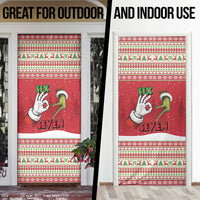 Funny Six Seven Meme Christmas Door Cover Merry 67 Mas - Wonder Print Shop