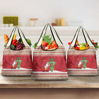 Funny Six Seven Meme Christmas Grocery Bag Merry 67 Mas - Wonder Print Shop