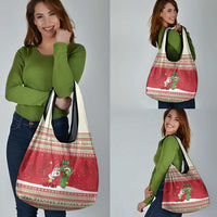 Funny Six Seven Meme Christmas Grocery Bag Merry 67 Mas - Wonder Print Shop