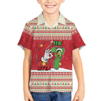 Funny Six Seven Meme Christmas Hawaiian Shirt Merry 67 Mas - Wonder Print Shop