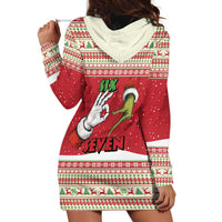Funny Six Seven Meme Christmas Hoodie Dress Merry 67 Mas - Wonder Print Shop