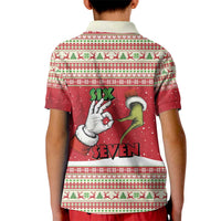 Funny Six Seven Meme Christmas Kid Polo Shirt Merry 67 Mas - Wonder Print Shop