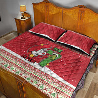 Funny Six Seven Meme Christmas Quilt Bed Set Merry 67 Mas - Wonder Print Shop