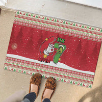 Funny Six Seven Meme Christmas Rubber Doormat Merry 67 Mas - Wonder Print Shop