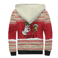 Funny Six Seven Meme Christmas Sherpa Hoodie Merry 67 Mas - Wonder Print Shop