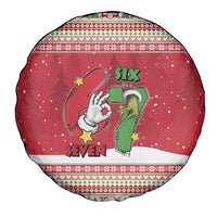Funny Six Seven Meme Christmas Spare Tire Cover Merry 67 Mas - Wonder Print Shop