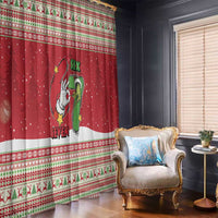 Funny Six Seven Meme Christmas Window Curtain Merry 67 Mas - Wonder Print Shop