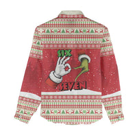 Funny Six Seven Meme Christmas Women Casual Shirt Merry 67 Mas - Wonder Print Shop