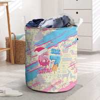 Six Seven Ice Cream Drip Laundry Basket 67 Funny Christmas Gen Alpha Slang - Wonder Print Shop