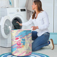 Six Seven Ice Cream Drip Laundry Basket 67 Funny Christmas Gen Alpha Slang - Wonder Print Shop
