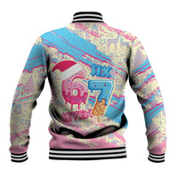 Six Seven Ice Cream Drip Baseball Jacket 67 Funny Christmas Gen Alpha Slang - Wonder Print Shop