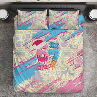 Six Seven Ice Cream Drip Bedding Set 67 Funny Christmas Gen Alpha Slang - Wonder Print Shop