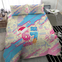 Six Seven Ice Cream Drip Bedding Set 67 Funny Christmas Gen Alpha Slang - Wonder Print Shop