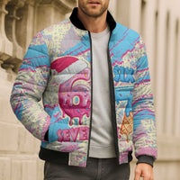 Six Seven Ice Cream Drip Bomber Puffer Jacket 67 Funny Christmas Gen Alpha Slang - Wonder Print Shop