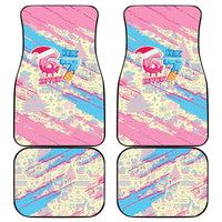 Six Seven Ice Cream Drip Car Mats 67 Funny Christmas Gen Alpha Slang - Wonder Print Shop