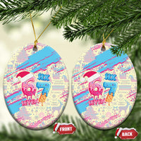 Six Seven Ice Cream Drip Ceramic Ornament 67 Funny Christmas Gen Alpha Slang - Wonder Print Shop