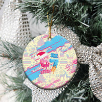 Six Seven Ice Cream Drip Ceramic Ornament 67 Funny Christmas Gen Alpha Slang - Wonder Print Shop