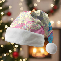 Six Seven Ice Cream Drip Christmas Santa Hat 67 Funny Christmas Gen Alpha Slang - Wonder Print Shop
