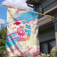 Six Seven Ice Cream Drip Garden Flag 67 Funny Christmas Gen Alpha Slang - Wonder Print Shop