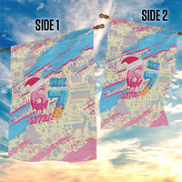 Six Seven Ice Cream Drip Garden Flag 67 Funny Christmas Gen Alpha Slang - Wonder Print Shop