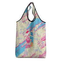 Six Seven Ice Cream Drip Grocery Bag 67 Funny Christmas Gen Alpha Slang - Wonder Print Shop