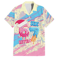 Six Seven Ice Cream Drip Hawaiian Shirt 67 Funny Christmas Gen Alpha Slang - Wonder Print Shop