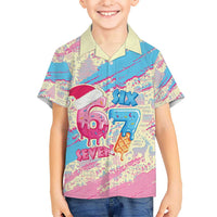 Six Seven Ice Cream Drip Hawaiian Shirt 67 Funny Christmas Gen Alpha Slang - Wonder Print Shop
