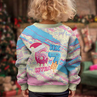 Six Seven Ice Cream Drip Kid Ugly Christmas Sweater 67 Funny Christmas Gen Alpha Slang - Wonder Print Shop
