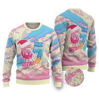 Six Seven Ice Cream Drip Ugly Christmas Sweater 67 Funny Christmas Gen Alpha Slang - Wonder Print Shop