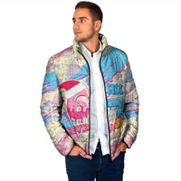 Six Seven Ice Cream Drip Padded Jacket 67 Funny Christmas Gen Alpha Slang - Wonder Print Shop