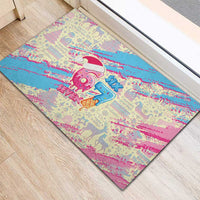 Six Seven Ice Cream Drip Rubber Doormat 67 Funny Christmas Gen Alpha Slang - Wonder Print Shop