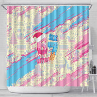 Six Seven Ice Cream Drip Shower Curtain 67 Funny Christmas Gen Alpha Slang - Wonder Print Shop