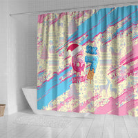 Six Seven Ice Cream Drip Shower Curtain 67 Funny Christmas Gen Alpha Slang - Wonder Print Shop