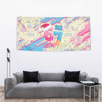 Six Seven Ice Cream Drip Tapestry 67 Funny Christmas Gen Alpha Slang - Wonder Print Shop